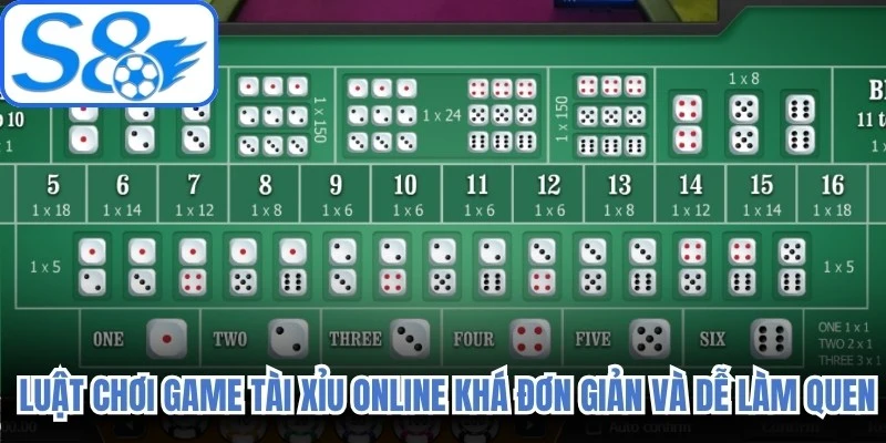 Luật chơi game tài xỉu online khá đơn giản và dễ làm quen